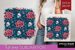 Traditional Tattoo Tote Bag - Tattoo Tote Bag PNG Product Image 1