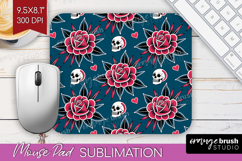 Traditional Tattoo Mouse Pad Sublimation - Tattoo Mousepad Product Image 1