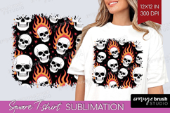 Traditional Tattoo Square Tshirt Background - Tattoo PNG Product Image 1
