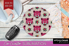 Traditional Tattoo Car Coaster - Tattoo Coaster PNG Product Image 1