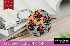 Traditional Tattoo Keychain PNG - Tattoo Keychain Product Image 1