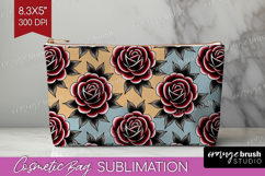 Traditional Tattoo Cosmetic Bag - Tattoo Makeup Bag PNG Product Image 1