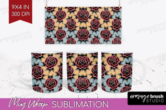 Traditional Tattoo Mug Wrap - Tattoo Mug PNG Sublimation Product Image 1