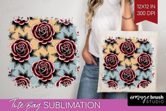 Traditional Tattoo Tote Bag - Tattoo Tote Bag PNG Product Image 1