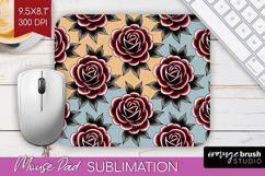 Traditional Tattoo Mouse Pad Sublimation - Tattoo Mousepad Product Image 1