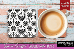 Traditional Tattoo Square Coaster - Tattoo Coaster PNG Product Image 1