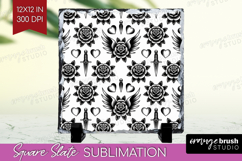 Traditional Tattoo Slate PNG - Tattoo Square Slate Product Image 1