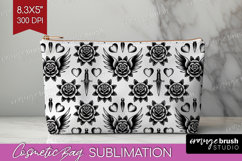 Traditional Tattoo Cosmetic Bag - Tattoo Makeup Bag PNG Product Image 1