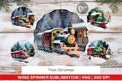 Wind Spinner Train Christmas Product Image 1