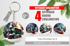 Keychain Train Christmas Product Image 1