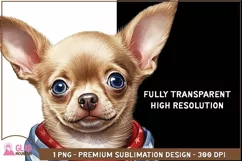 4th of July Chihuahua sublimation, Patriotic Chihuahua png Product Image 2