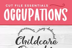 Make meaningful coworker gifts with this Childcare Provider SVG. Design personalized shirts and tote bags to express gratitude. Compatible with Cricut and Silhouette machines.