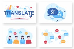 17 Translation Language Illustration Product Image 2