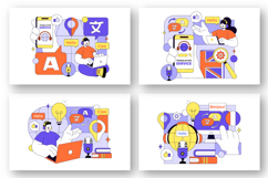 10 Multilingual Translation Service Illustration Product Image 2