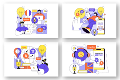 10 Multilingual Translation Service Illustration Product Image 3