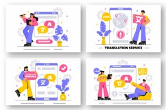 12 Language Translation Service Illustration Product Image 3
