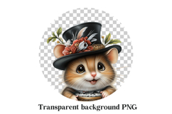 Victorian Mouse PNG - Top Hat Nutcracker Digital Clipart Product Image 2