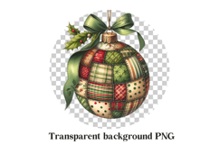 Patchwork Christmas Clipart Bundle Quilt Fabric Characters Product Image 2