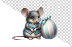Cute Mouse in Suit Clipart PNG Product Image 2