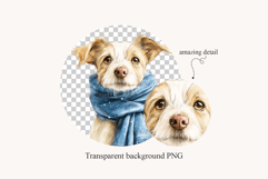 Watercolor Hygge Dog Clipart Product Image 2