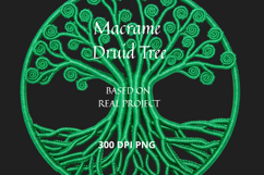 Macrame Druid Tree PNG | Celtic Tree of Life Clipart Product Image 3