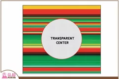 Serape Cinco De Mayo 20 oz tumbler wrap, Skinny Tumbler Wrap Product Image 3