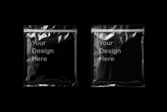 Transparent Plastic Bags Mockup Product Image 3