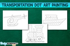 Transportation Dot Art Painting 3 Printable Worksheet Product Image 1