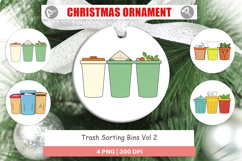 Ornament Trash Sorting Bins Product Image 1