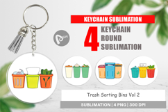 Keychain Trash Sorting Bins Product Image 1