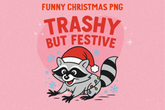 Funny Sarcastic Christmas Illustration, Sublimation PNG. Product Image 1