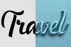 Travel 3D editable text effect Product Image 2