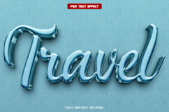 Travel 3D editable text effect Product Image 1