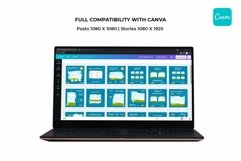 Tour &amp; Travel Blue Instagram Templates| CANVA-PS-AI Product Image 7
