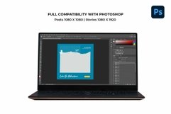 Tour &amp; Travel Blue Instagram Templates| CANVA-PS-AI Product Image 8