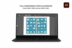 Tour &amp; Travel Blue Instagram Templates| CANVA-PS-AI Product Image 9