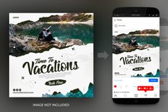 Travel and tours vacation social media instagram post banner Product Image 2