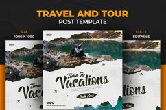 Travel and tours vacation social media instagram post banner Product Image 1