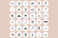 travel cities instagram highlight icons