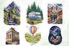 Travel Clipart Sublimation Product Image 2
