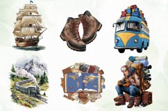 Travel Clipart Sublimation Product Image 4