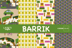 village themed printable paper