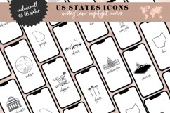 travel instagram highlight covers us states