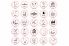 travel instagram icons 