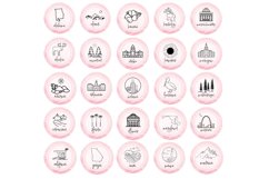 travel instagram icons usa states