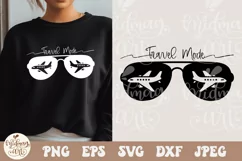 Travel mode SVG PNG, Airplane Svg file, Vacation svg Product Image 2