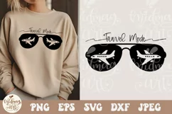 Travel mode SVG PNG, Airplane Svg file, Vacation svg Product Image 1
