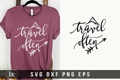 Travel Often SVG | Travel Lover SVG Cut File Product Image 1