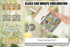 Glass Can Travel Suitcase Product Image 1