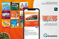 Travel &amp; Tours Instagram Template Product Image 1